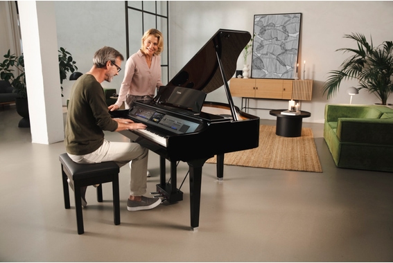 Yamaha CVP 909 GP Digital Grand Piano Black High Gloss image 3