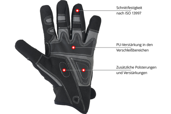 Stagecaptain RGL-5F Rigger Handschoenen Maat L 5x Set image 3