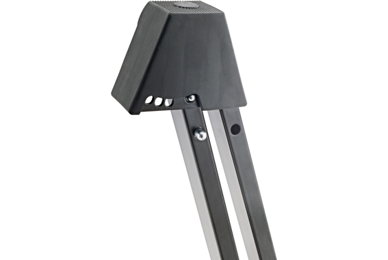 K&M 17540 Support Guitare Électrique Noir avec Éléments Translucides image 3
