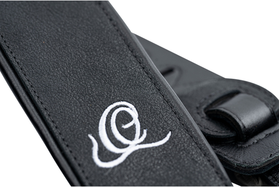 Ortega OSAR-1 Gitaarband Echt Leer Black Hole image 3