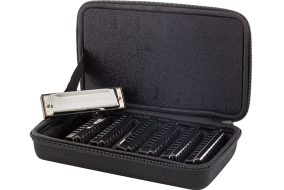 Hohner Pack De Démarrage Harmonica Blues 7x Dans L'Étui image 3