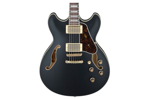 Ibanez AS73G-BKF Gitaar Black Flat image 3