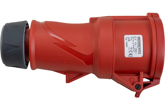 PSSO CEE rallonge 32A 5x6 25m rouge image 3