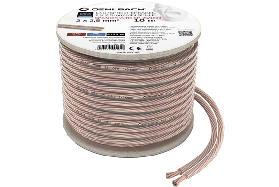 Oehlbach SP-25 Luidsprekerkabel 10m Transparant image 3