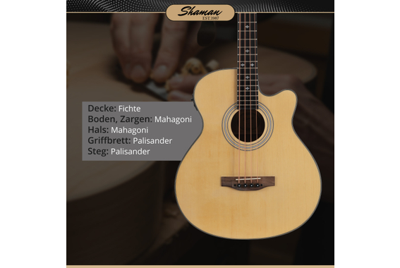 Shaman AB4-50CE-NT Basse Acoustique Naturelle image 3