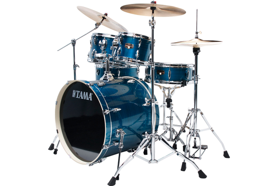 Tama IP52H6W-HLB Imperialstar Drumkit Hairline Blue image 3