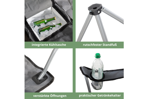 Stagecaptain CS-1485 Doppelsitzer Campingstuhl  - Retoure (Zustand: sehr gut) image 3