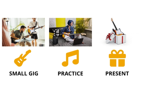 Rocktile Banger's Pack E-Gitarren Set, 8-teilig Sunburst  - Retoure (Zustand: gut) image 3