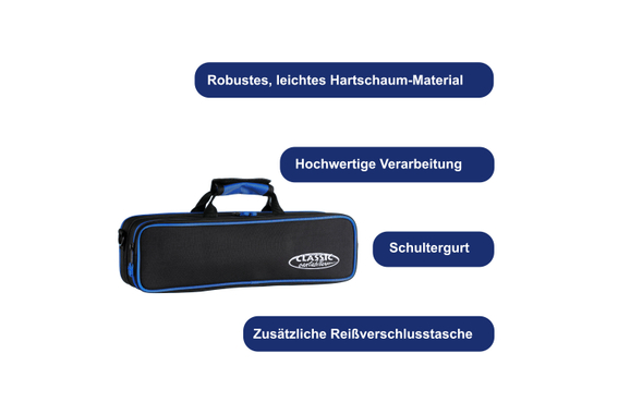 Classic Cantabile Estuche Ligero para Flauta Transversal Azul image 3