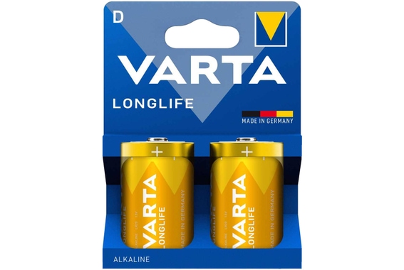 Pack de 2 Piles Mono D Varta Longlife image 3