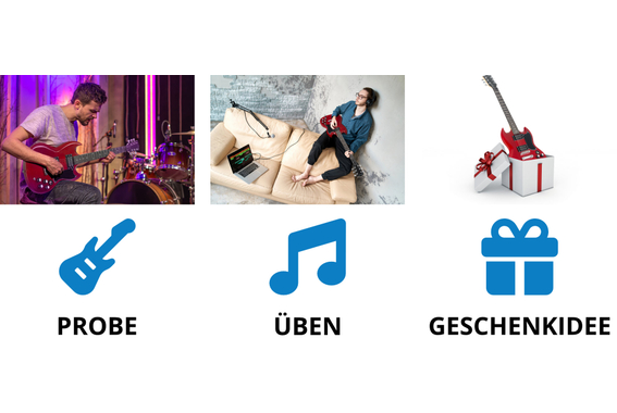 McGrey Rockit E-Gitarre Double Cut-Komplettset Cherry Red  - Retoure (Zustand: sehr gut) image 3