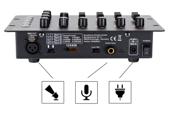 Showlite LDO-10 MKII FS LED DMX Operator  - Retoure (Zustand: sehr gut) image 3