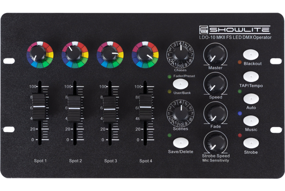 Set Impianto Luci Algam Lighting LAL PAR-410-QUAD image 3