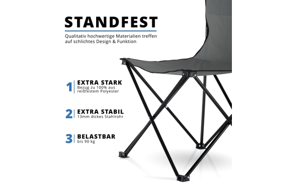 Stagecaptain CS-4547 GY Set Tavolo Da Campeggio Grigio image 3