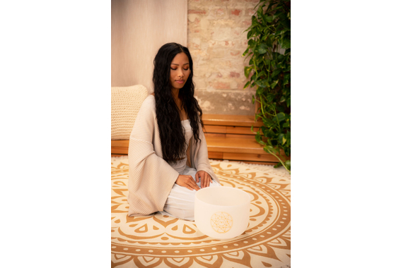 Meinl Sonic Energy SOLCSB10-741 Solfeggio Kristallen Klankschaal 10" F#4/Sol/741 Hz image 3