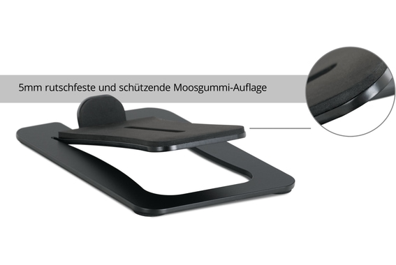Pronomic MSS-2014 BK Winkelfuß-Lautsprecherstativ Schwarz image 3