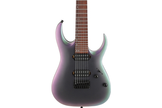 Ibanez RGA742EX-BAM RGA 7 Cordes Black Aurora Burst Matte image 3