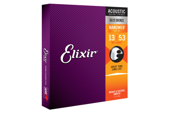 Elixir 11182 Acoustique 80/20 Nanoweb HD Light image 3
