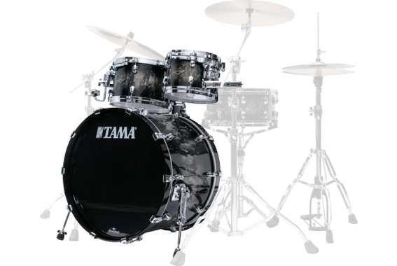 Tama WBS52RZS-MPB Starclassic Walnut/Birch Shellkit Molten Platinum Burst image 3