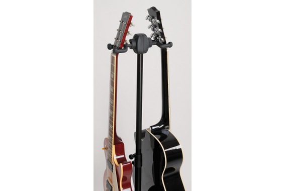 K&M 17620 Support Guitares "Double" Noir Set avec Sac image 3