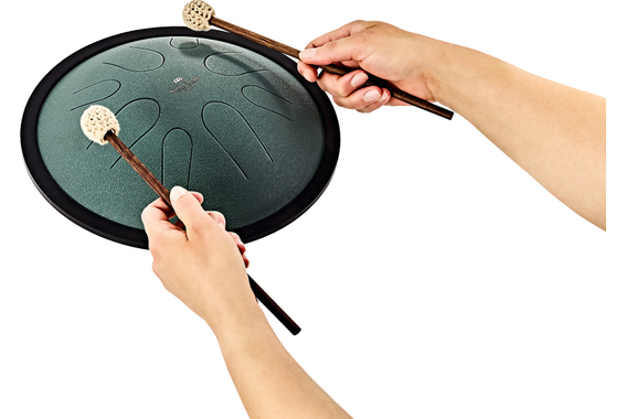 Meinl Sonic Energy 10" Compact Steel Tongue Drum Dunkelgrün image 3