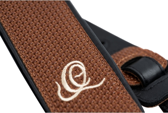 Ortega OSCU-5 Gitaarband Echtleder Tan Braid image 3