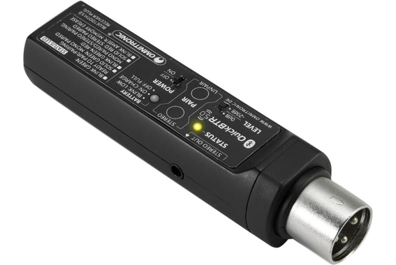 Omnitronic QuickBTR-5.0 XLR aptX Bluetooth 5.0 Receiver image 3