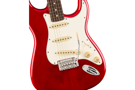 Fender Player II Strat Transparent Cherry Burst image 3