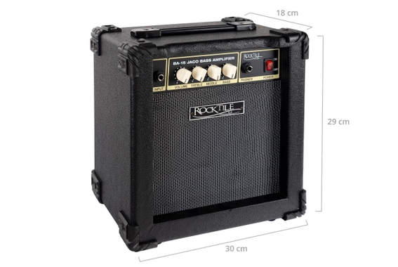 Ibanez GSR180-BK E-Basse Black Starter Set image 3