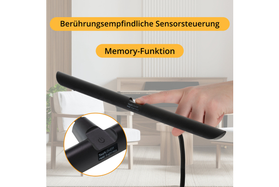 Classic Cantabile 12120WW SM Pianoleuchte Easy Schwarz  - Retoure (Zustand: sehr gut) image 3