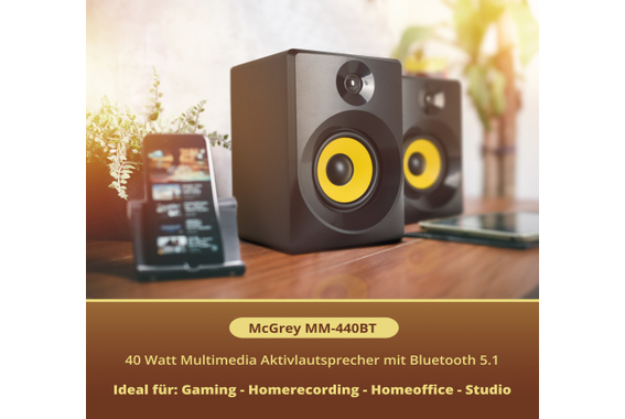 McGrey MM-440 BT Multimedia-Aktivlautsprecher  - Retoure (Zustand: sehr gut) image 3
