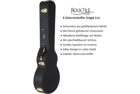 Rocktile Étui Guitare Électrique Style Single Cut image 3