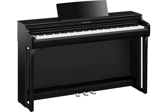 Yamaha CLP-825 PE Digitalpiano schwarz Hochglanz Set image 3
