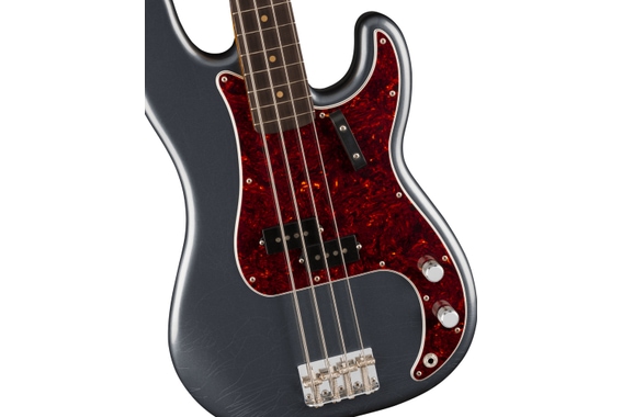 Fender Vintera II Road Worn '60s Precision Bass Charcoal Frost Metallic image 3