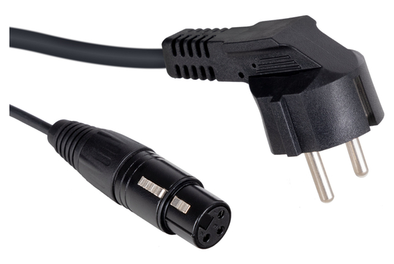 Pronomic Stage EUPPX-10 Cavo Ibrido Euro/Powerplug/XLR Set da 2 image 3