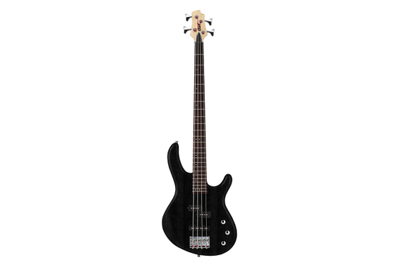 Cort Action PJ E-Bass Open Pore Black Gigbag Set image 3