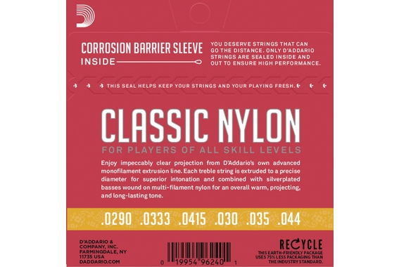 D'Addario EJ 27N-3/4 Student 3x Set image 3