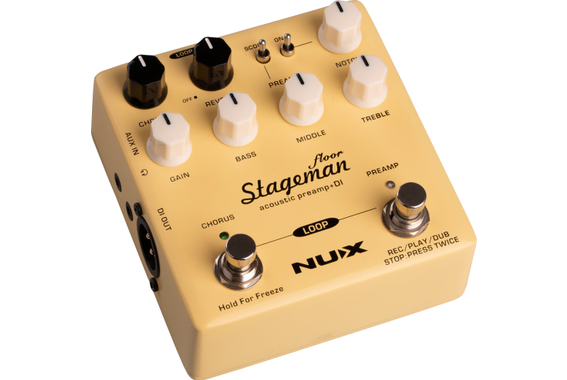 NUX Stageman-Floor Préampli Acoustique & Pédale DI Set image 3