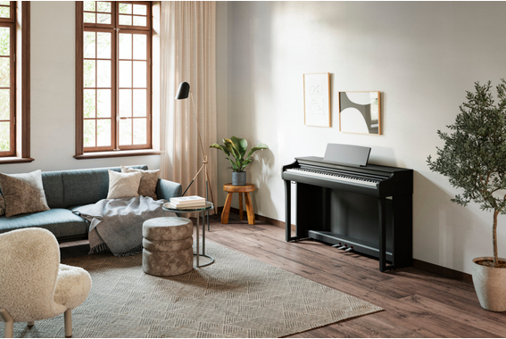 Yamaha CLP-825 PE Digitalpiano Schwarz Hochglanz image 3