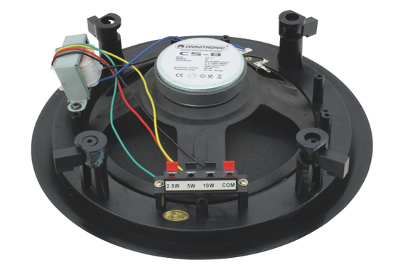 Omnitronic CS-8 Deckenlautsprecher Schwarz  - Retoure (Zustand: sehr gut) image 3