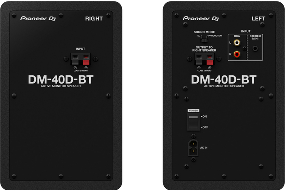 Pioneer DJ DM-40D-BT Moniteur De Studio 4" Paire Noir image 3
