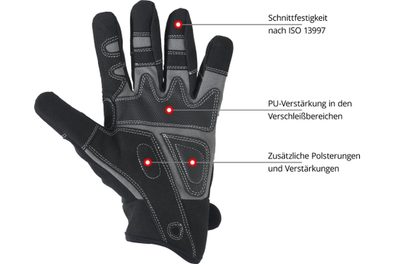 Stagecaptain RGL-5F Rigger Handschoenen Maat M 3x Set image 3