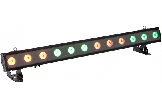 Ensemble Eurolite 4x LED IP T-PIX 12 HCL Barre Incl. Flightcase Avec Roulettes image 3