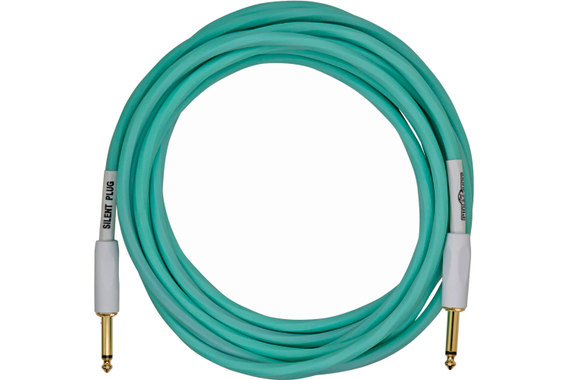 Pig Hog Hex Series Silent Cavo 5,6m Seafoam Green image 3