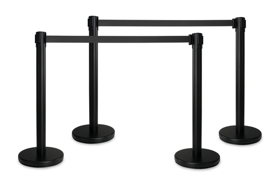 Stagecaptain PLS-200B Poteaux de Séparation Système de Guidage Noir Lot de 4 image 3