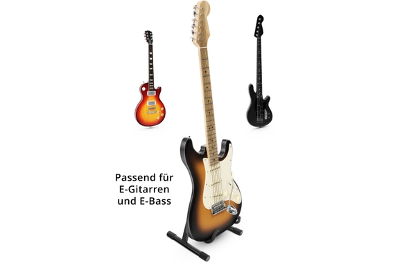 Porte-guitares Classic Cantabile GS-2009E pour E-Guitare, E-Basse Set de 5 image 3
