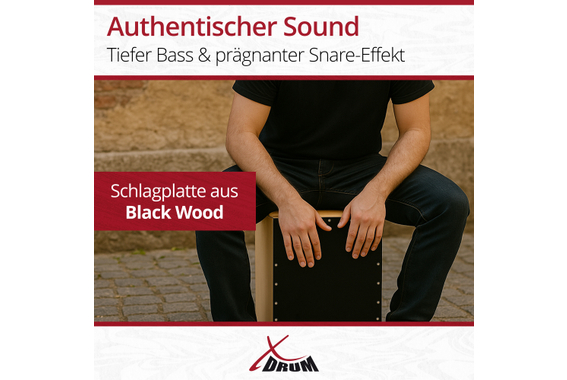 XDrum Cajon Peruana Black Wood image 3