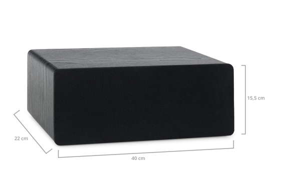 McGrey CS-440 BK 2x 4" HiFi Boekenplank-/Centerluidspreker zwart 40W RMS image 3