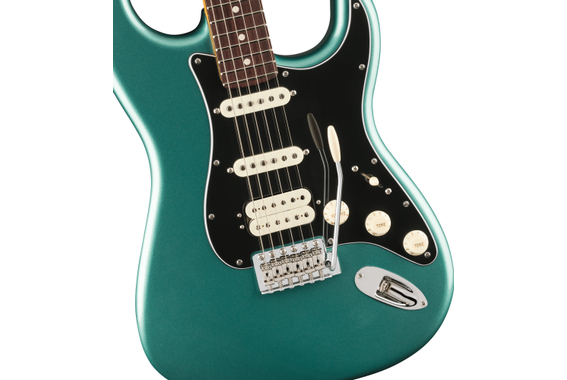 Fender American Professional Classic Stratocaster HSS Faded Sherwood Green Metallic image 3