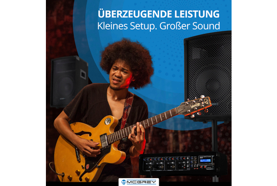 McGrey BP-210 Bandpack PA-Anlage 100 Watt  - Retoure (Zustand: gut) image 3